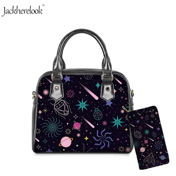 

Jackherelook Star Element Style Ladies Shoulder Bag/Crossbody Bag Casual Cartoon 3D Custom Printed Women Bags/Wallets/Money Bags
