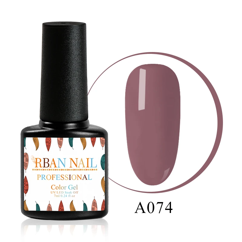 RBAN NAIL Naked Коричневая серия Гель-лак для ногтей 7 мл отмачиваемый осенний зимний лак для ногтей Полупостоянный лак для ногтей УФ-гель - Цвет: HHM30074