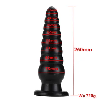 New Arrival Spiral Anal Plug Dildo Sex Toys For Women /Men Masturbators Big Butt Plug Anal Toys Dilator Vaginal Female Sex Shop 5