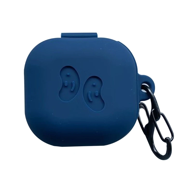 

Flip-Open Anti-fall Simple Colors Dust-proof Protective Cover Silicone Case for S-AMSUNG Galaxy-Buds live Wireless Earphone