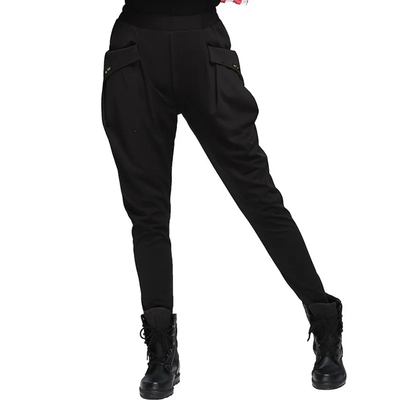 

6XL Men Women Spring Outdoor Army Training Hunting Tactical Harem Pants Loose Elastic Waist Wearproof Breathable Long Trousers