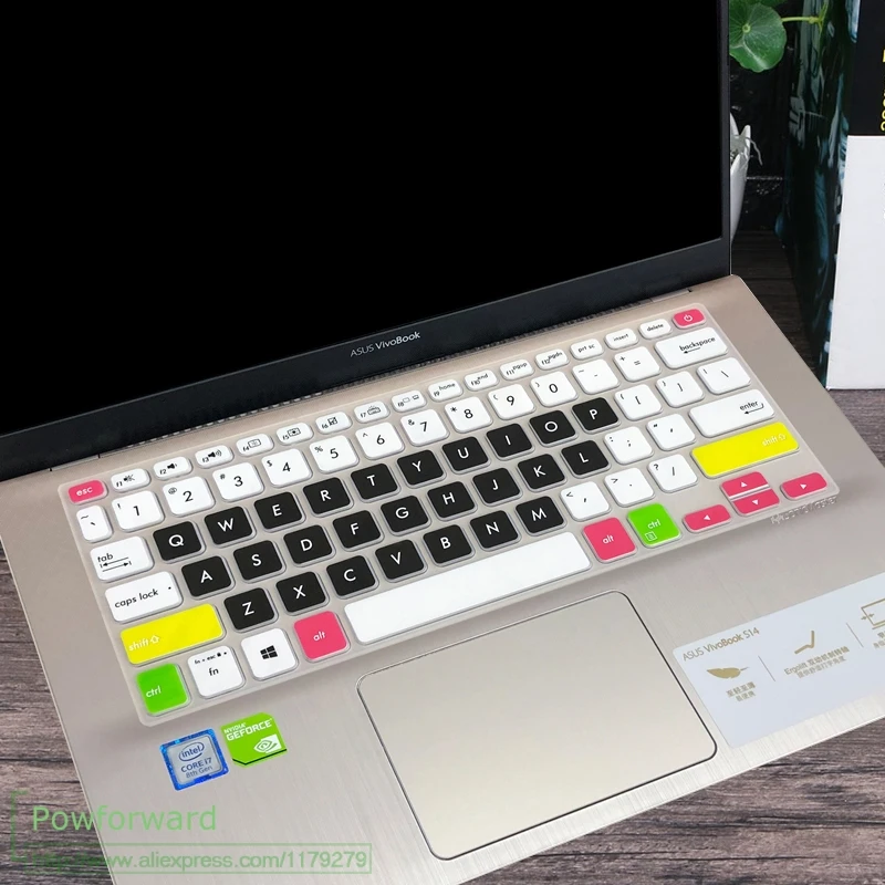 Силиконовая защита для клавиатуры ноутбука кожного покрова для ASUS VivoBook 1" ноутбук 2019X412 мкФ X420UA X420U X420 X420CA X420C 14 дюймов