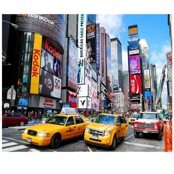 

Frame DIY Painting By Numbers New York Modern Landscape Acrylic Canvas By Numbers Handpainted Wall Art Home Decors Art