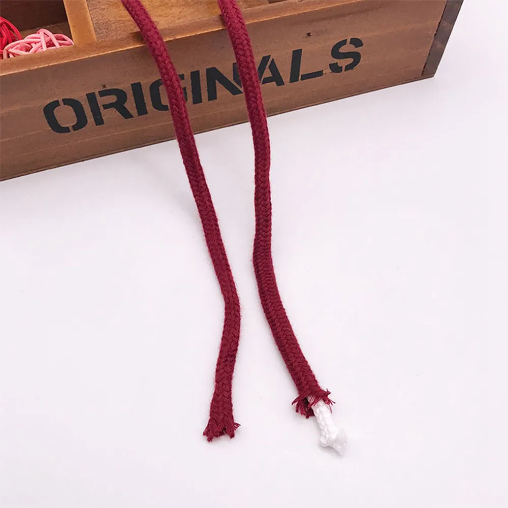 5 мм цветной основной шнур тканый ремень лямки брюки свитер шляпа веревка Кружева Одежда Аксессуары