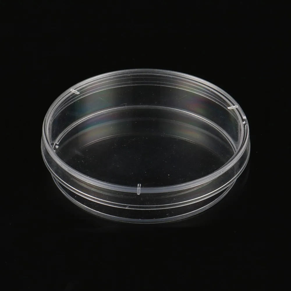 60 мм пластиковые прозрачные чаши Петри для бактериальной культуры Петри блюдо боросиликатное лабораторное биологическое химическое оборудование 20 шт