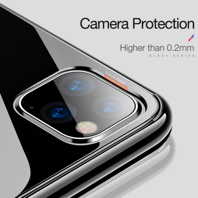 Для iphone 11 Pro Max чехол тонкий мягкий ТПУ прозрачный Силиконовый противоударный чехол для iphone 11 11 pro XR XS 6 7 8 5 5S чехол прозрачный