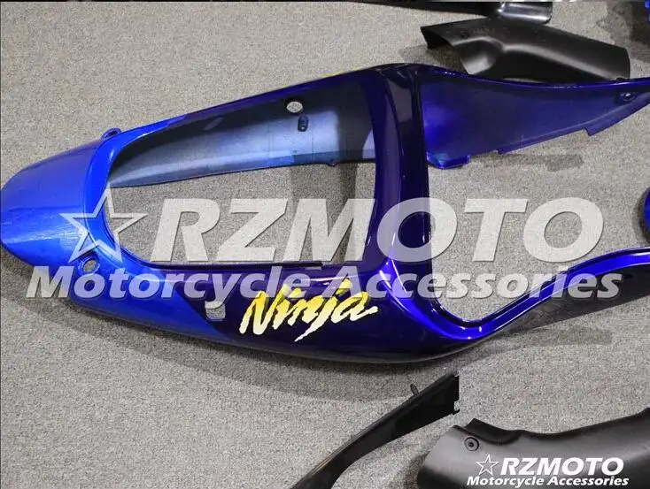 Мотоциклетный обтекатель abs комплект для ухода за кожей Kawasaki Ninja ZX6R 636 2000 2001 2002 корпусные детали пресс-форм blueStore № 0040