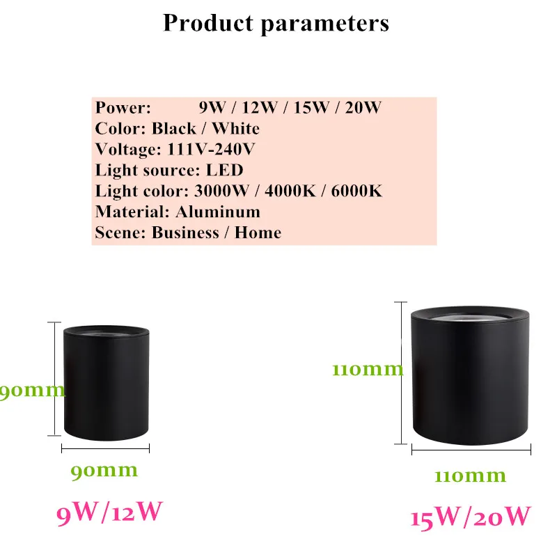 Round-dimmable-COB-LED-downlight-7W-9W-12W-15W-20W-25W-LED-ceiling-spotlight-AC85-265V (2)