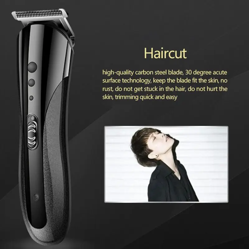 Kemei 3 in 1 Rechargeable hair clipper beard hair trimmer for men face nose & shaving electric cutt