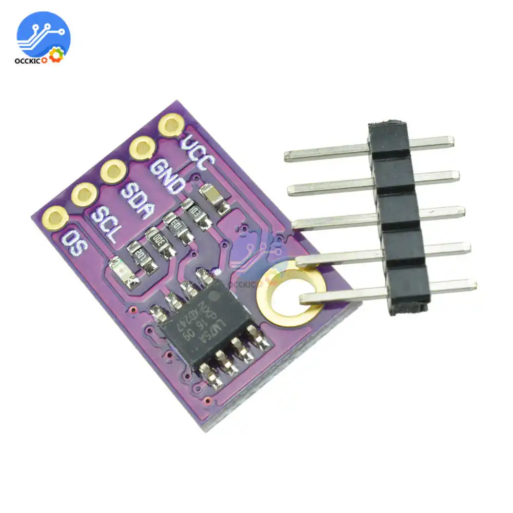 Датчик температуры LM75A высокоскоростной модуль платы разработки I2C|module i2c|module