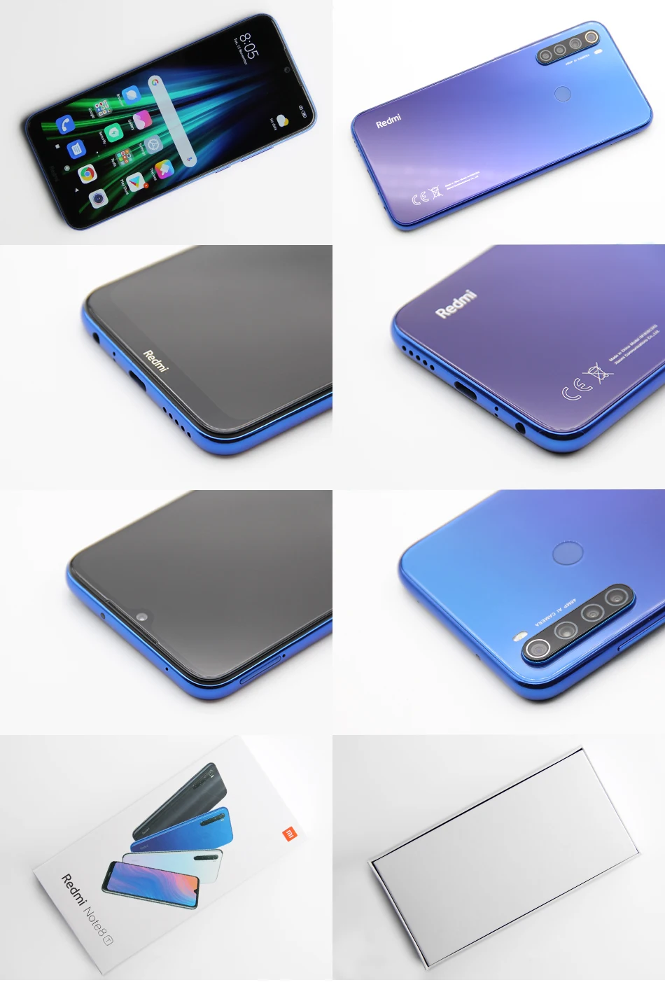 Xiaomi Redmi Note 8 T, глобальная версия, 4 Гб ОЗУ, 64 Гб ПЗУ, NFC, мобильный телефон, 48мп, четырехъядерный процессор Snapdragon 665, четыре ядра, 4000 мА/ч