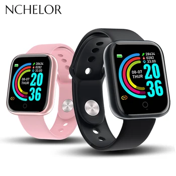 

Smart Women's Watches Sport Men Watch Heart Rate Blood Pressure Monitoring 4 Color Fitness Waterproof Smartwatch Get Coupons