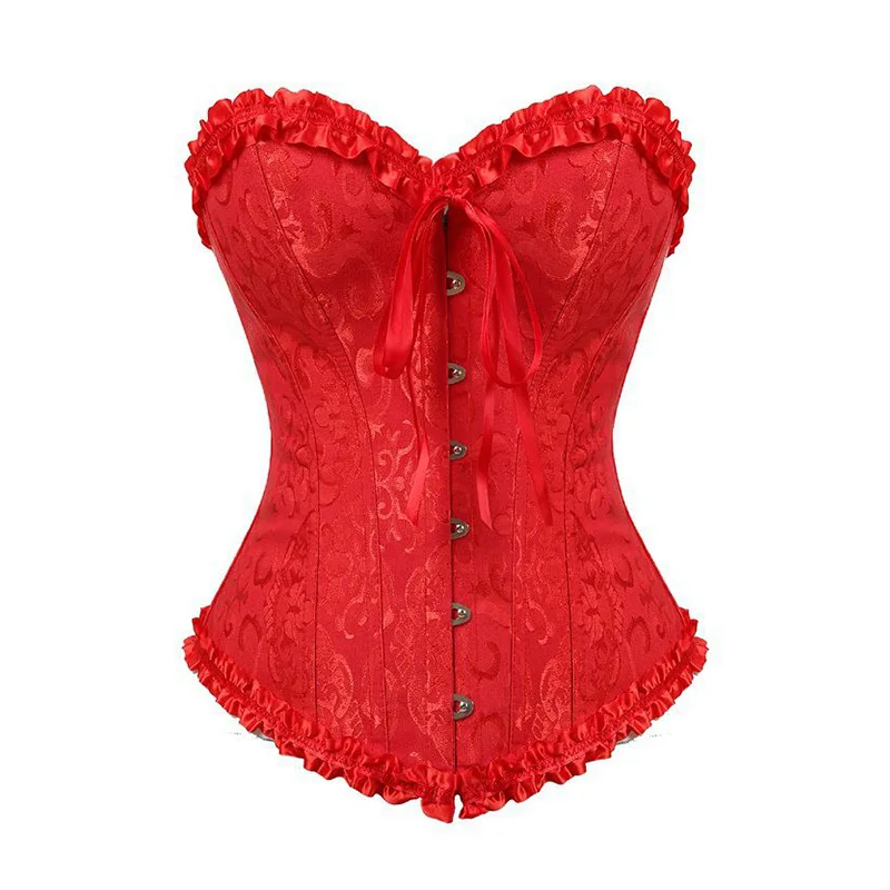 

Sexy Women Steampunk Gothic Body Shaper Clothing Court Corset Tights Chest Corset Buckle High Waist Tight Girdle Shapewear