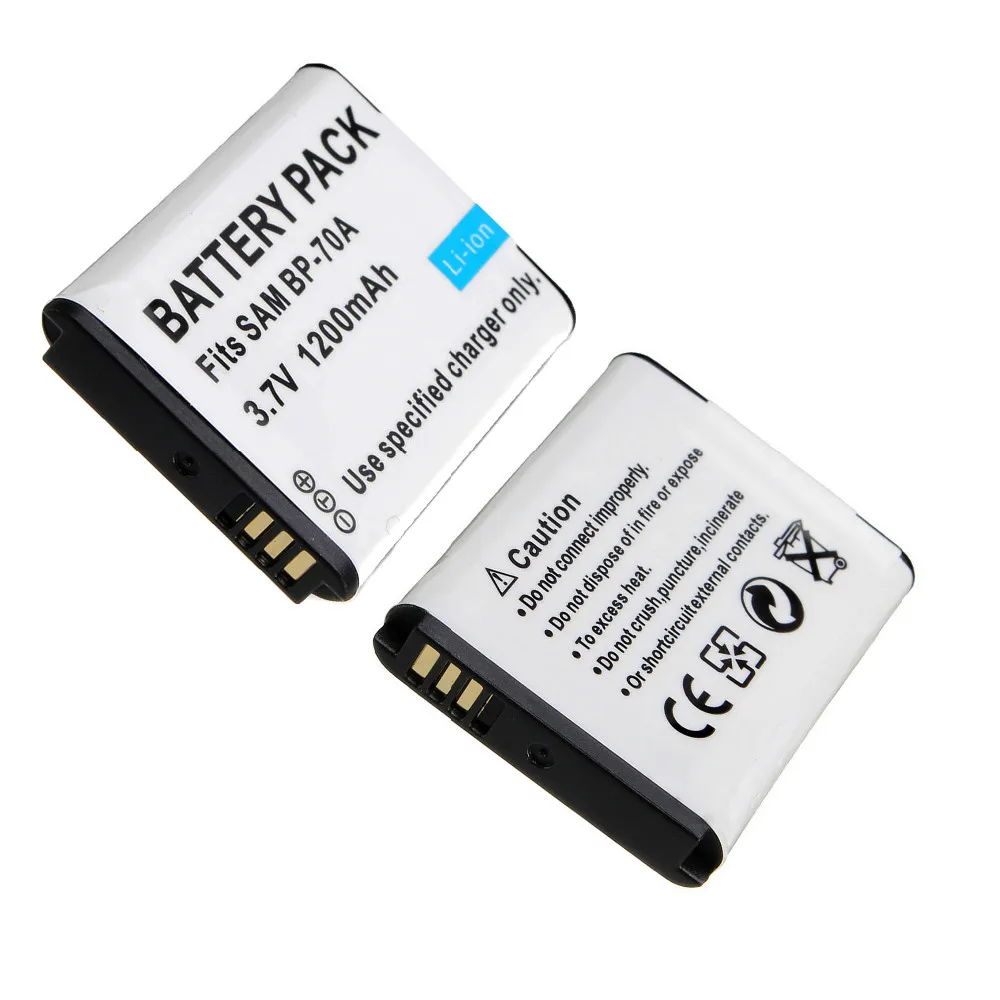 

High Quality 1200mah BP70A 70A BP-70A Li-ion Battery For SAMSUNG ES65 ES70 TL105 TL110 PL100