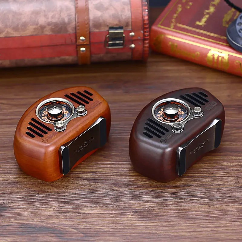 Classic vintage retro Wood FM AM SD MP3 Bluetooth 