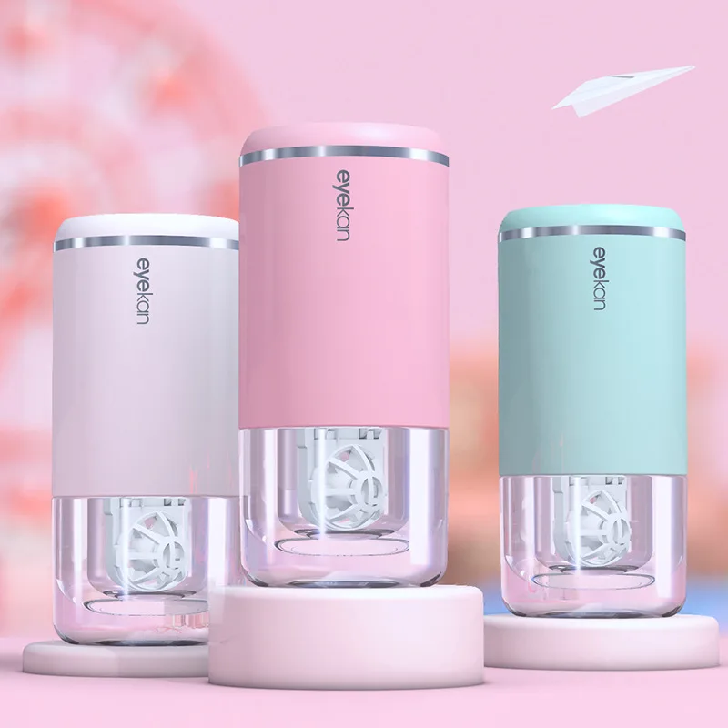 럭셔리 콘택트 렌즈 케이스 초음파 고주파 진동 클리너 콘택트 렌즈 청소 도구 휴대용 콘택트 렌즈 와셔
