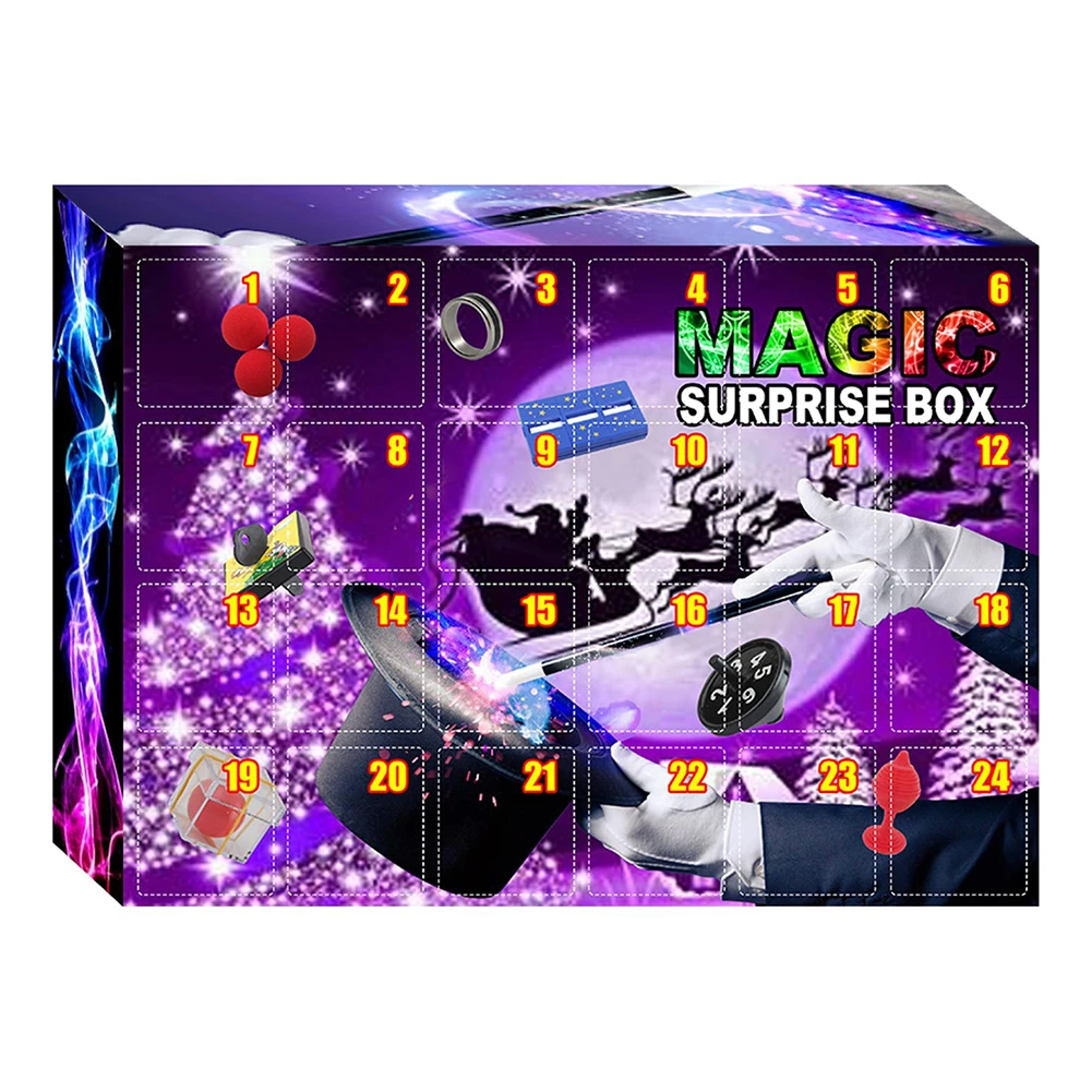 Halloween 24 Days Countdown Advent Calendar Ornaments Surprise Blind