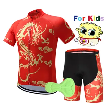 

2020 new kids cycling jersey set clothing bike wear 3d gel pad shorts Children Breathable cycling clothing ropa ciclismo maillot