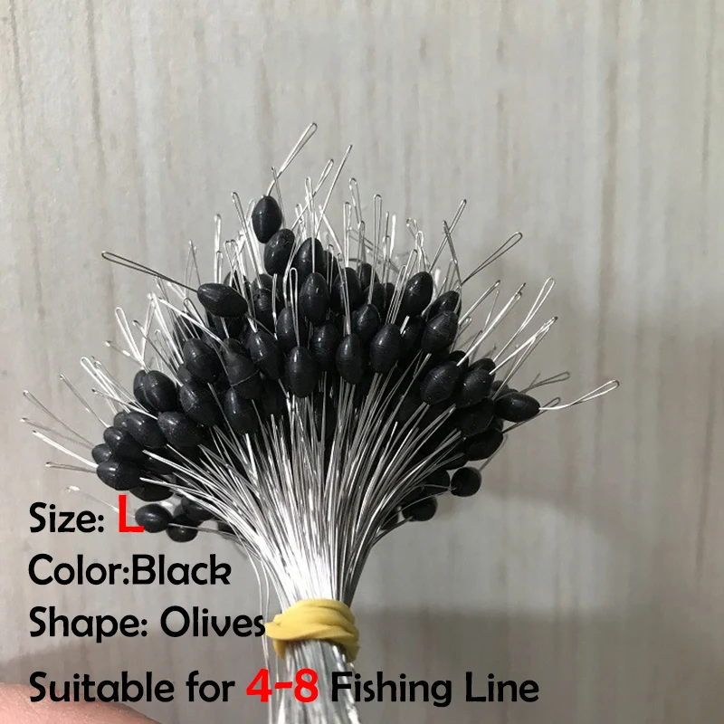 Premium Silicone Fishing Float Stoppers - 300Pcs Set