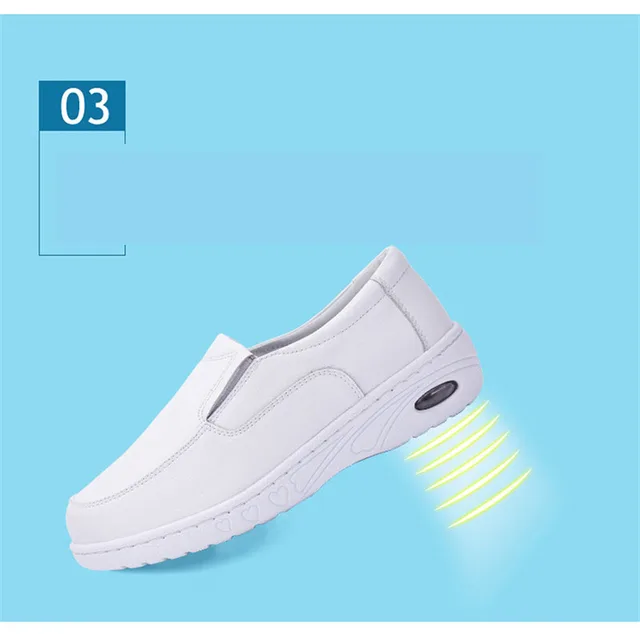 White Nursing Shoes Best Hospital Sneakers BEYARNE Nurse Shoes