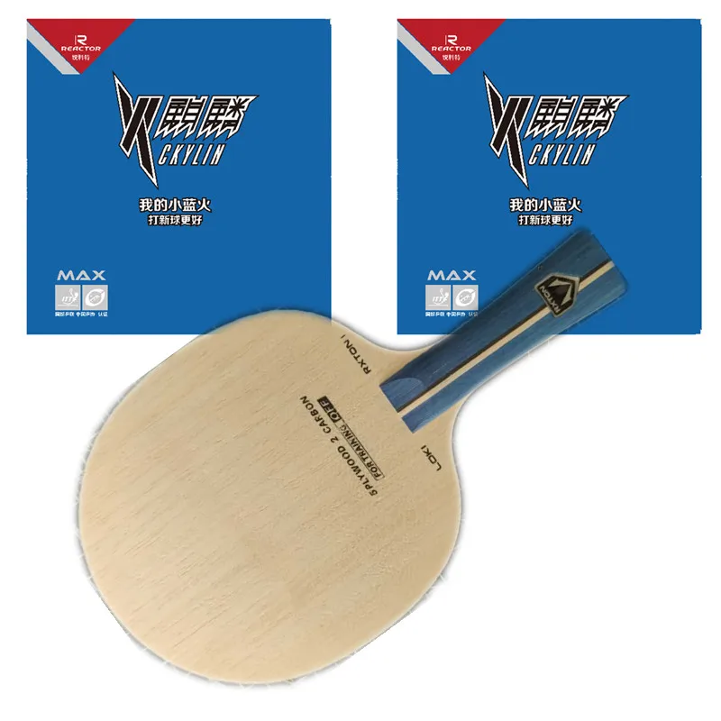 Loki Carbon Professional 5 Wood 2carbon With Ckylin Table Tennis Paddle
