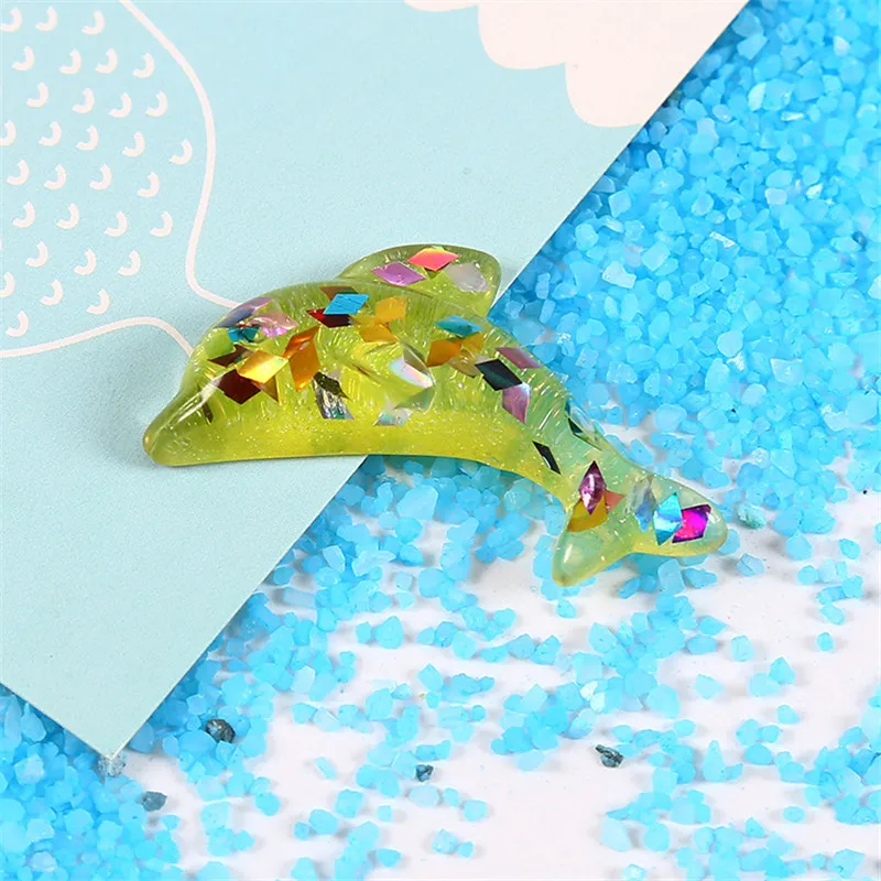 10pcs toy 4 10 шт. DIY Поставки слаймов мультфильм Хрустальный Дельфин ремесла смолы наполнитель поставки глина украшения куклы аксессуары игрушки для детей - Цвет: 10pcs toy 4