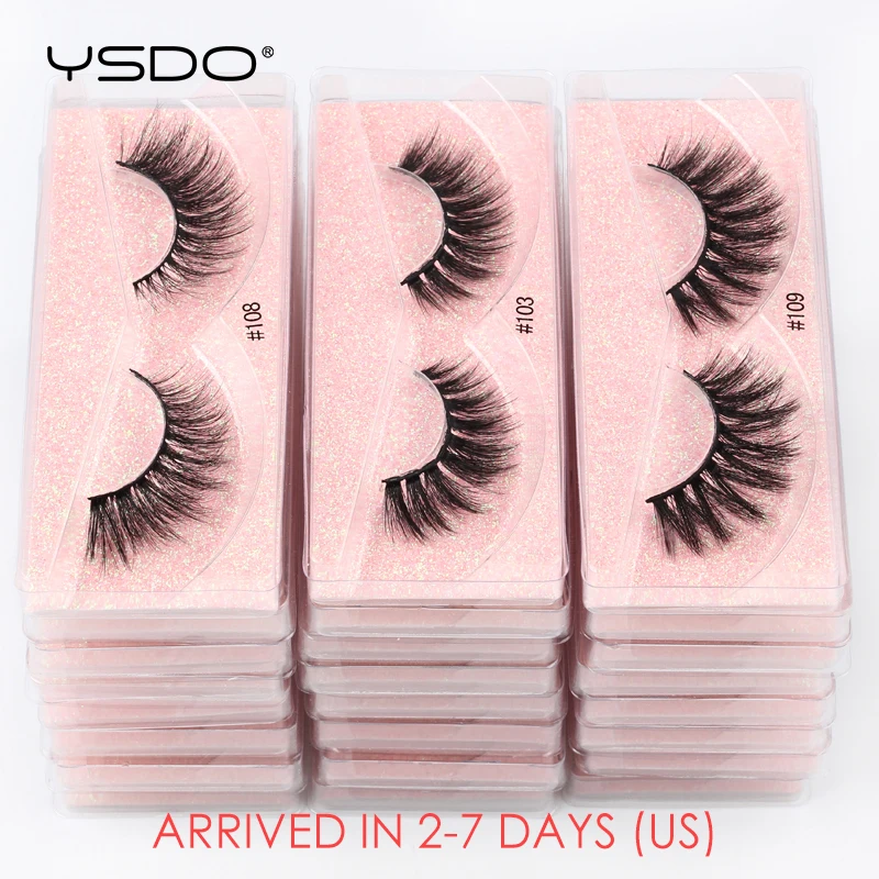 False Eyelashes 10/20/50/100 PCS 3d Mink for Makeup