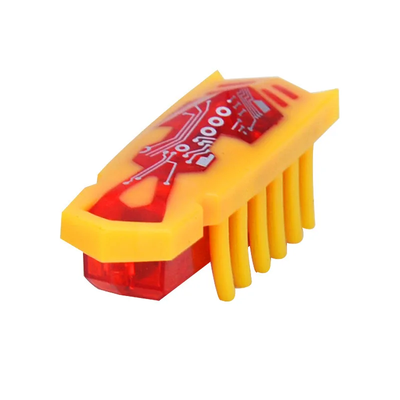 yellow Powered Быстрый движущийся микро шестигранный Жук Роботизированный Жук развлекая ваших домашних животных кошек-Go-Crazy электронных насекомых детей розыгрыши Игрушки - Цвет: yellow
