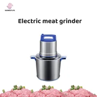 10L Commercial Meat Grinder 1200W High-power Minced Meat Blender Home Electric Stainless Steel Pepper Garlic Crusher Device 2
