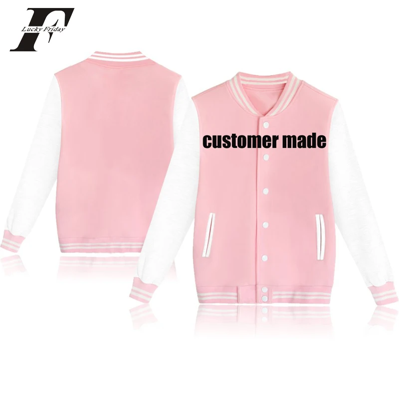 Бейсбольная куртка с логотипом на заказ бомбер для мужчин и женщин унисекс