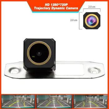 

Rear View Backup Camera Trajectory Dynamic Parking Line Golden for Volvo XC60 XC90 S40 S60 S60L S80L V60 HD 1280x720p Camera