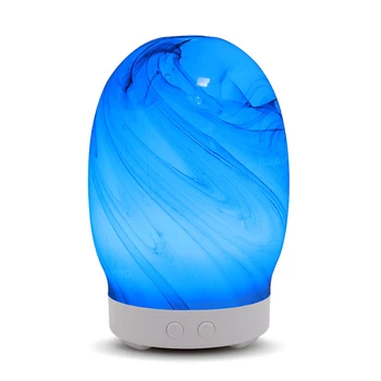

100ML Aromatherapy Ultrasonic Essential Oil Diffuser Glass Aroma Diffuser for Essential Oils Cool Mist Humidifier Home Office