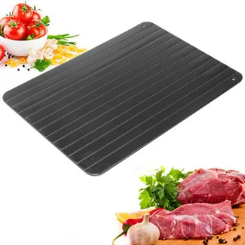 

Kitchen Tools 1 Pcs Fast Defrost Tray Fast Thaw Frozen Meat Fish Sea Food Quick Defrosting Plate Board Tray New Kitchen Gadgets