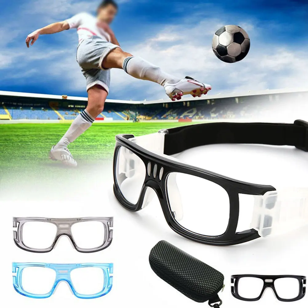 Men Adjustable Skiing Anti Fogging Cycling Protective Basketball Goggles Outdoor Sports Safety Eyewear With Case Soccer Glasses