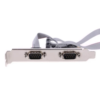 

99100 Chipset PCIe 4 Port Serial Add on Card Multi RS232 DB9 COM Expansion Riser