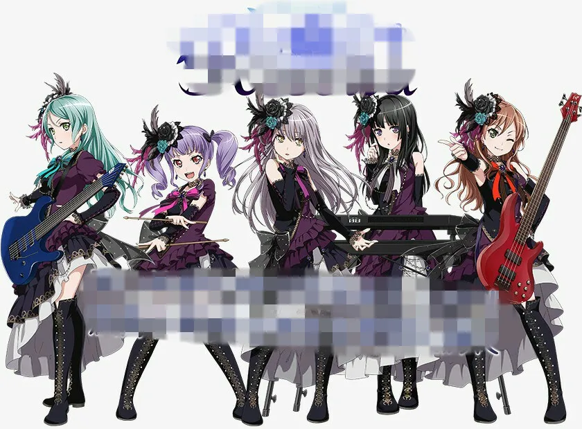 С рисунком из аниме «дюрарара! Bang Dream обуви Минато юкина черный рупор ботфорты полный членов