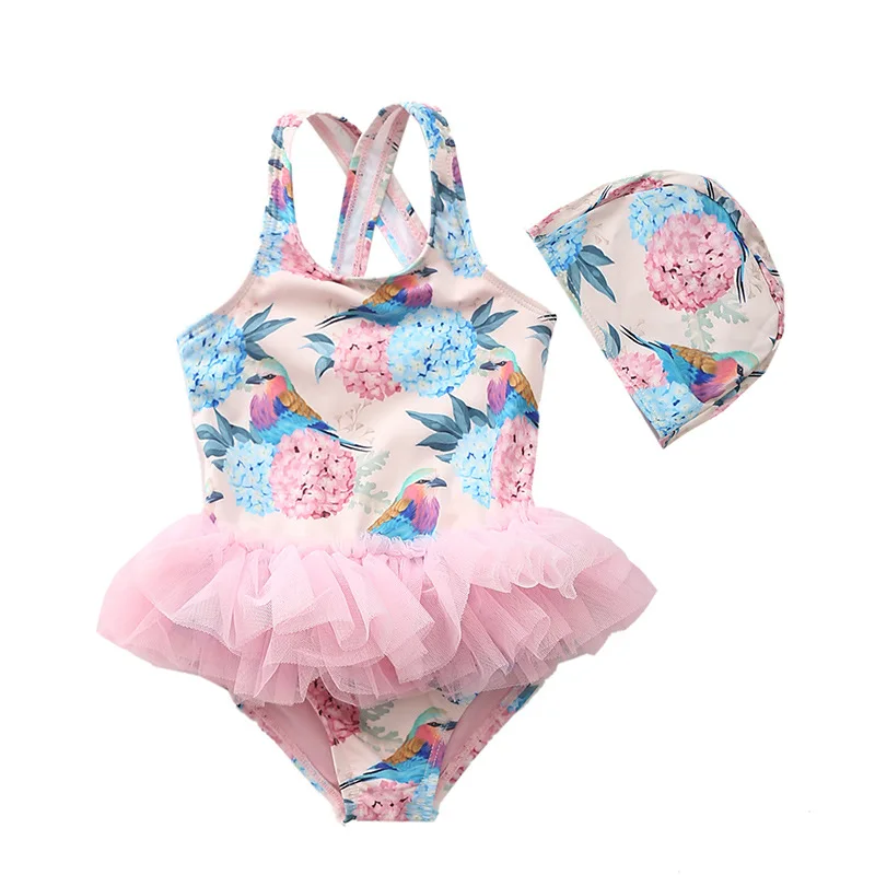 

2020 child girl swimwear toddler girl swimwear kids girl Siamese Cute Baby Swimsuit Ballerina Skirt Princess Swimsuit SW0101