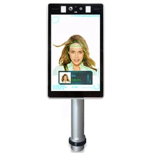 Cámara térmica de 8 pulgadas, tablet de reconocimiento facial, escáner de imagen térmica de red, 1080P, con alarma y captura facial