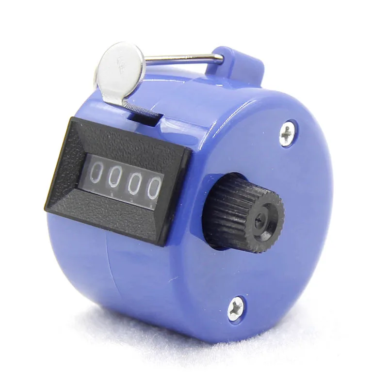 8 Color Digital Tasbih Counter 0-9999 Hand Tally Counter ABS Mechanical Clicker Mini Calculator Manual Count Tool