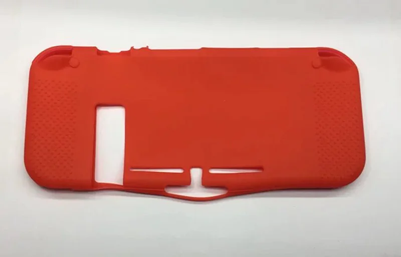 50 Pcs Protective Case for Nintendo Switch Soft Silicone Protect Skin Covers for NS NX Controller - Color: Red