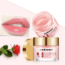 Розовый бальзам для губ 10 г увлажняющая маска для губ увлажняющая опреснение губ кристально гладкая тонкая маска для губ
