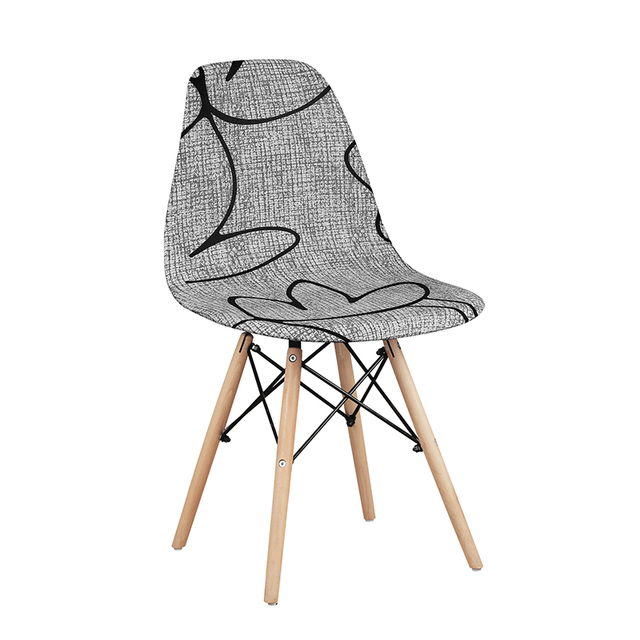 Pcs Velvet fabric Bar Chair Cover Washable Removable Seat Cover Armless Shell Chair Covers for Banquet Home Hotel