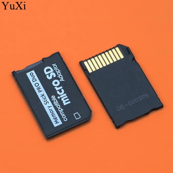

YuXi Support Memory Card Adapter Micro SD To Memory Stick Adapter For PSP Micro SD 1MB-128GB Memory Stick Pro Duo