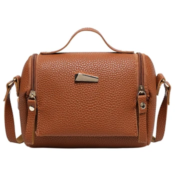 

Women'S Handbag Simple And Ladies Female Fashion Shoulder Messenger Bag Handbag Messenger Bag Brown