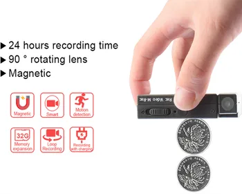 

MD13 24 Hours Video Recording Mini DV Camara Motion Detection Camera Video Recorder Mini Camcorder with 2000mAh Battery Cam