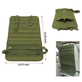 

Tactical MOLLE Car Seat Back Organizer Universal Seat Cover Case Vehicle Panel Car Seat Cover Protector