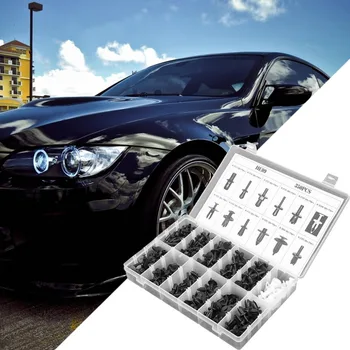 

350Pcs Plastic Auto Body Push Pin Rivet Fastener Trim Moulding Clips Screwdriver for BMW High Performance Perfect Replacement