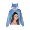 3D Print Charli D'Amelio Hoodies Boys/Girls Cat ears Hip hop Kpop Sweatshirts Hooded Autumn Winter Charli Damelio Merch Tops 5