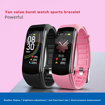 

Body Temperature ECG Heart Rate Monitor Smart Band Bracelet Fitness Tracker Blood Oxygen Measurement Inquiry
