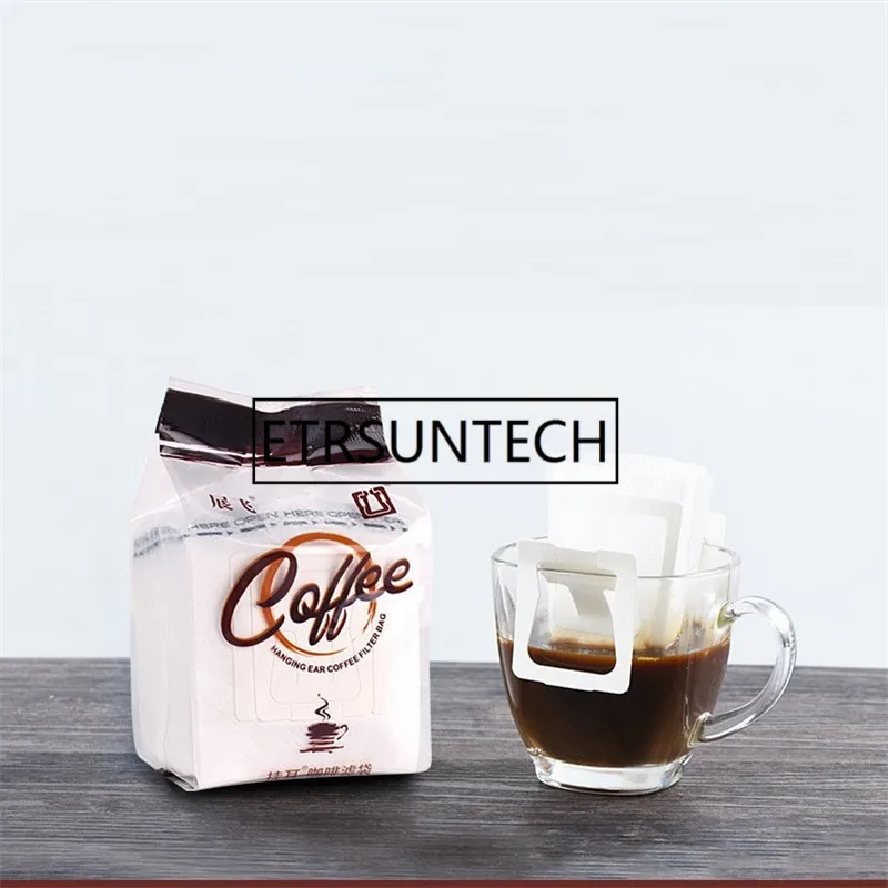 

Подвесные фильтры для кофе, мешок для кофе «сделай сам», фильтр для дома, офиса, путешествий, 30 комплектов